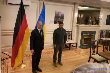 Zelensky se reúne con Scholz en Nueva York