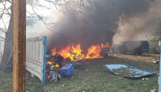 Three injured as Russia shells Liubotyn near Kharkiv