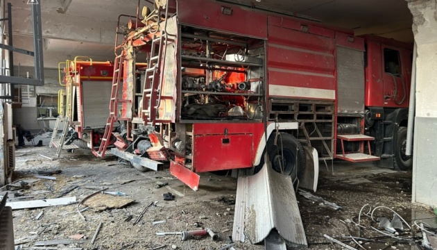 In Region Donezk Feuerwehrwache beschossen