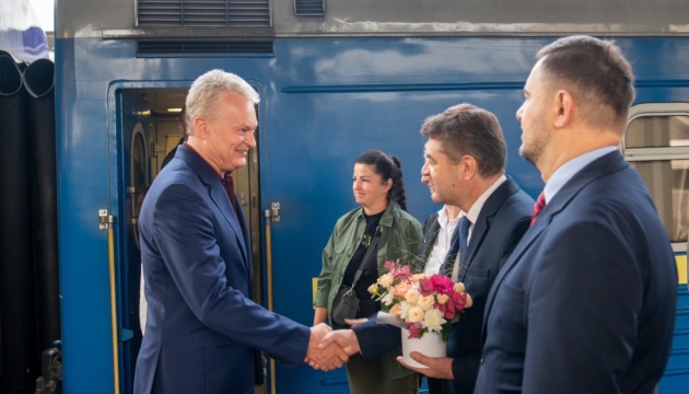 President of Lithuania, PM of Latvia arrive in Kyiv