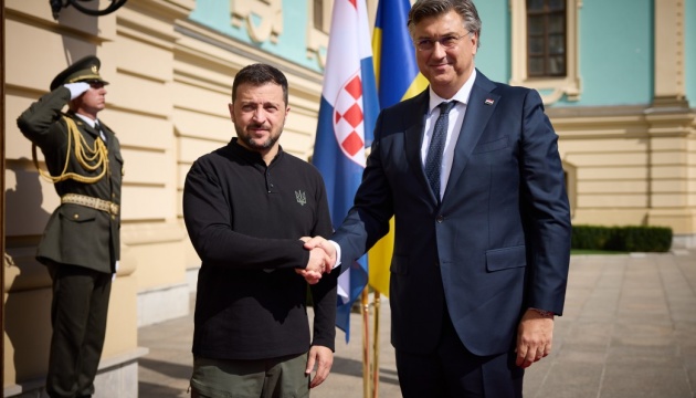 Zelensky, Plenkovic discuss humanitarian demining, post-war recovery of energy facilities