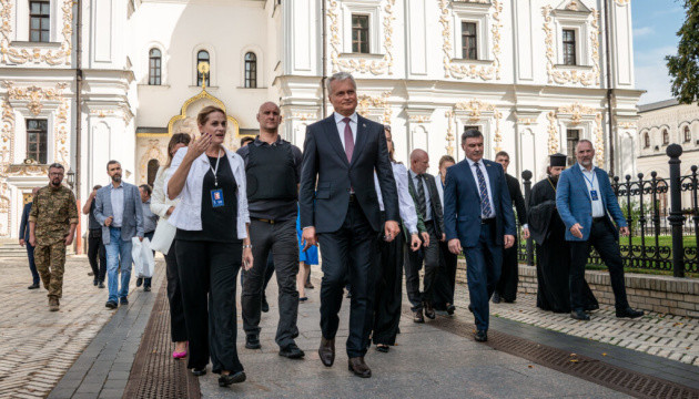 Президент Литви відвідав Києво-Печерську лавру