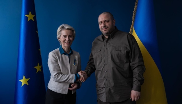 Umerov, von der Leyen open EU Defense Innovation Office in Kyiv 