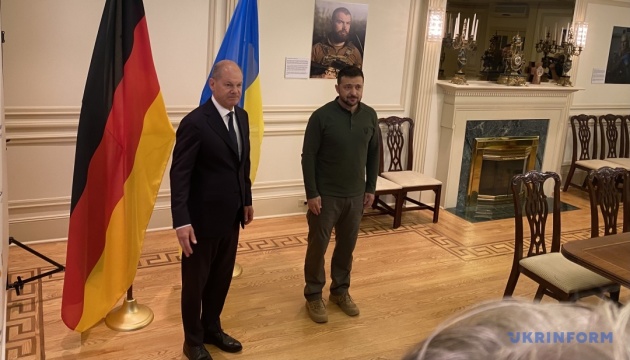 Zelensky se reúne con Scholz en Nueva York