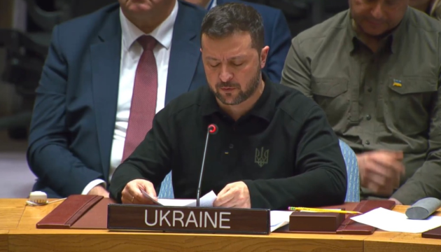 Zelensky at UN Security Council: Russia can only be forced to peace, Putin will not stop on his own