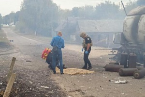 Three killed in enemy attack on village in Chernihiv region