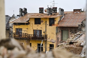 Restauradas 12 casas en Lviv en un mes tras el bombardeo ruso