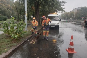 У Києві ліквідували підтоплення у трьох районах