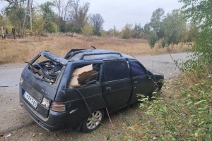 Russian troops hit car with drone in Kozachia Lopan - woman wounded