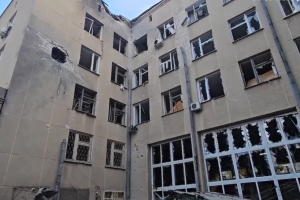 Russians shelled post office in center of Kherson at night