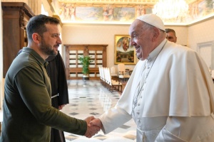 Zelensky meets with Pope