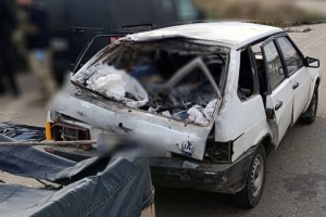 Обстріл автівки на Херсонщині: після удару водій ще три кілометри їхав до найближчого блокпосту