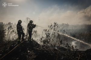 У Харкові ліквідували пожежу на очисних спорудах, яка тривала з 1 жовтня