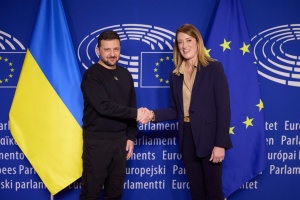 Zelensky meets with Metsola: We count on continued leadership of European Parliament in providing assistance