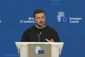 Zelensky in Brussels calls for necessity of decisive, unified action to prevent Putin from gaining strength