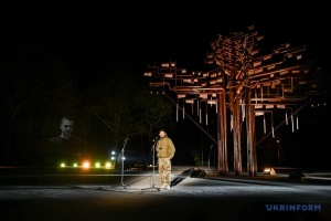 У Запоріжжі відкрили 9-метрову інсталяцію «Дерево Пам’яті»