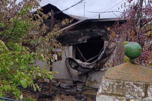 Authorities show consequences of Zmiivka shelling in Kherson region