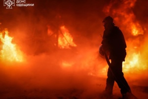 Fire breaks out as Russian strike targets Ukraine’s port infrastructure in Odesa region