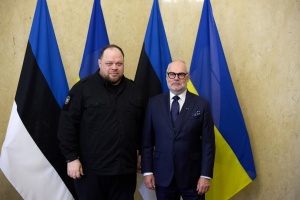 Stefanchuk aborda con el presidente de Estonia apoyo para ataques de largo alcance contra Rusia