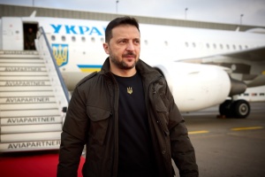 Volodymyr Zelensky est arrivé en Islande