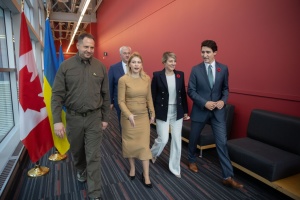 Ukrainian delegation presents Victory Plan to Justin Trudeau in Montreal