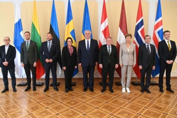 Nordic-Baltic foreign ministers arrive in Odesa