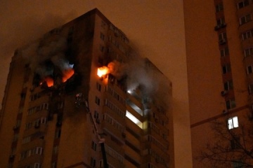 More than 100 residents evacuated from building hit by Russian drone in Kyiv 