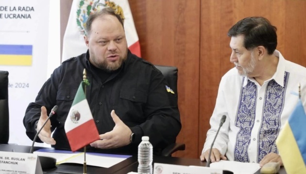 Stefanchuk discusses just peace for Ukraine with President of Mexican Senate