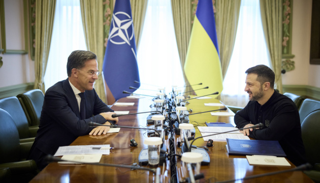 Wołodymyr Zełenski na spotkaniu z Markiem Rutte: Ukraina jest skupiona na otrzymaniu zaproszenia do NATO