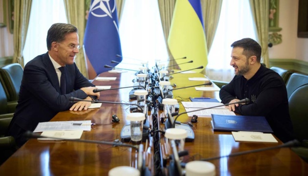 Zelensky at meeting with Rutte: Ukraine is focused on receiving invitation to NATO