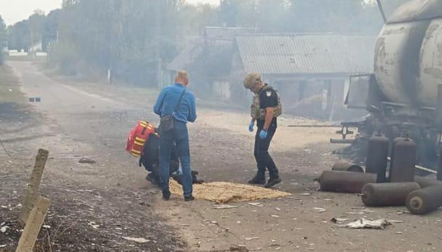 Three killed in enemy attack on village in Chernihiv region