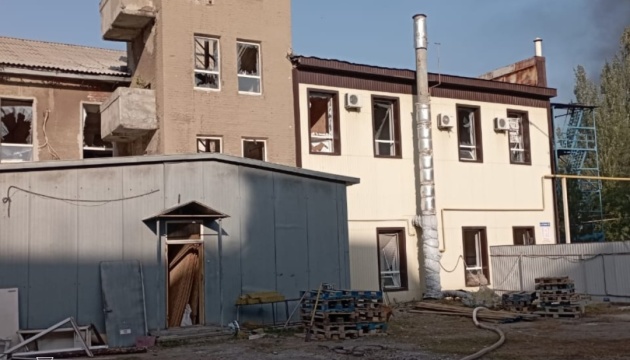 Russian invaders hit fire station in Kramatorsk 