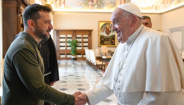 Zelensky meets with Pope