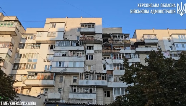 Aftermath of nighttime shelling of Kherson revealed