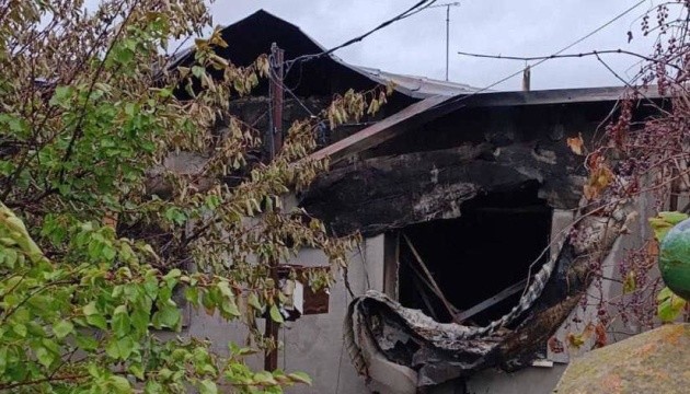 Authorities show consequences of Zmiivka shelling in Kherson region