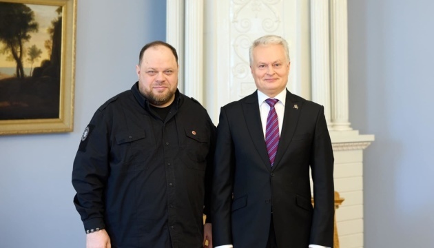 Le président de la Verkhovna Rada de l’Ukraine a discuté avec le président lituanien à propos du Plan pour la victoire 