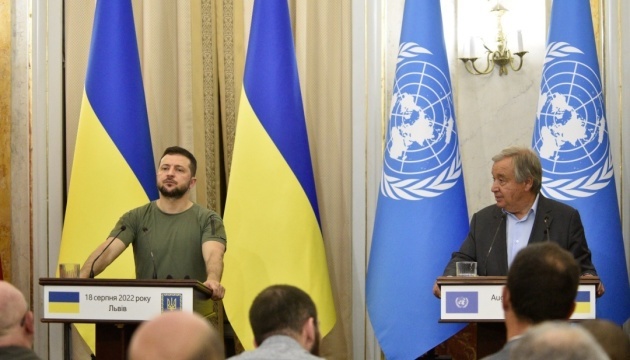 Zelensky “does not confirm” Guterres’s visit to Ukraine – source in President’s Office