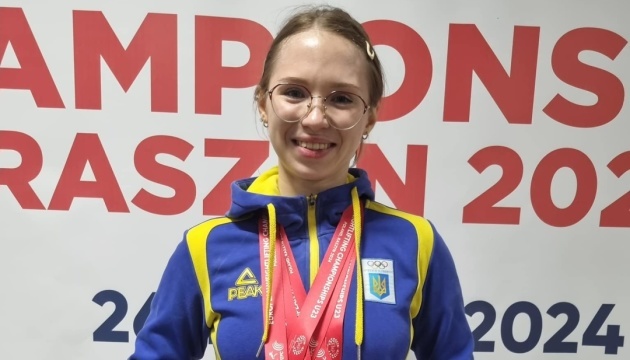 Українська важкоатлетка Івженко - абсолютна чемпіонка молодіжного Євро