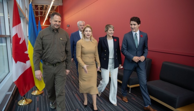 Ukrainian delegation presents Victory Plan to Justin Trudeau in Montreal