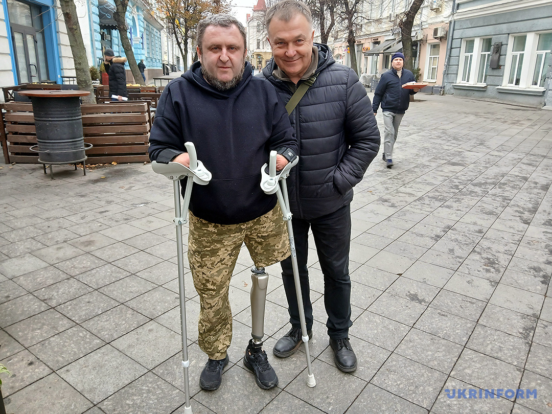 Богдан Гадзевич і військовий капелан Андрій Ковальов