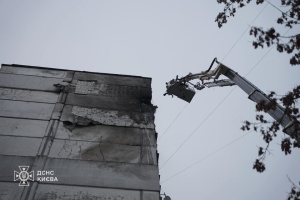 Russian drone debris crash in six Kyiv districts - municipal administration