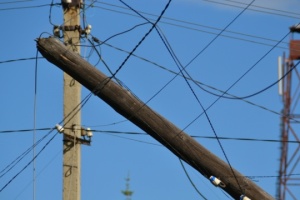 Fragments of Russian drones damage power lines in Kyiv region