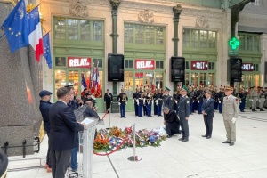 Французькі залізничники вшанували загиблих захисників України