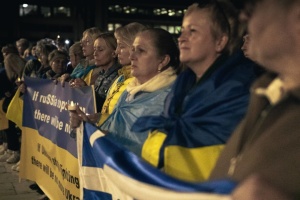 В Афінах у другу річницю звільнення Херсона провели мітинг на підтримку України