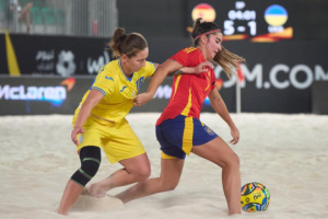 Neom Beach Soccer Cup 2024: українки поступилися Іспанії