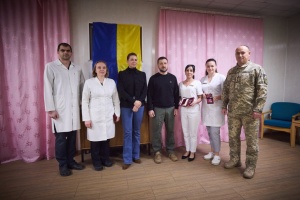 Zelensky, Frederiksen visit wounded Ukrainian soldiers