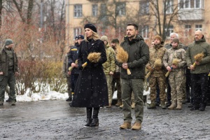 Präsident und First Lady gedenken Holodomor-Opfer in der Ukraine