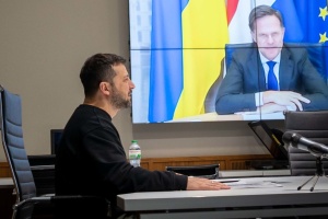 Zelensky, Rutte discuss bolstering Ukraine's air defenses