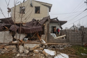 露軍の大規模攻撃によりウクライナ１４地域で被害あり＝国家非常事態庁