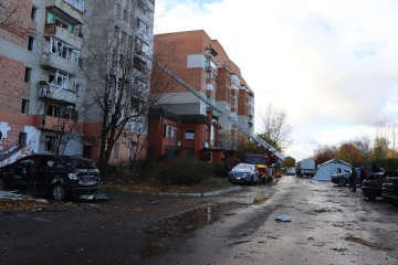 Guerre en Ukraine : 8 blessés dans une attaque de drone russe contre un immeuble à Soumy